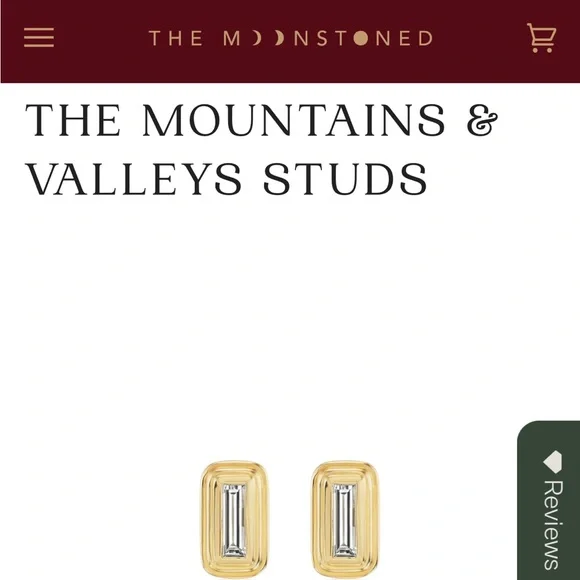 The Moonstoned THE MOUNTAINS & VALLEYS STUDS - Picture 8 of 12